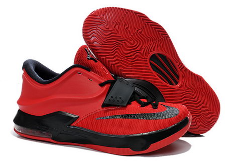 Mens Nike Kd 7 Big Red Black Shoes Discount Code